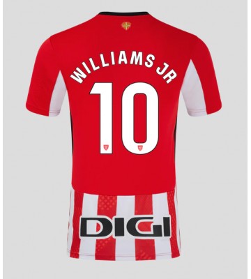 Athletic Bilbao Nico Williams #10 Primera Equipación 2024-25 Manga Corta